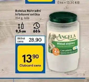 Tesco Náhradní hřbitovní svíčka nabídka
