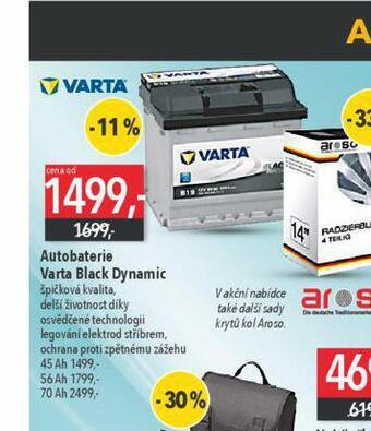 Globus Autobaterie varta 70 ah nabídka