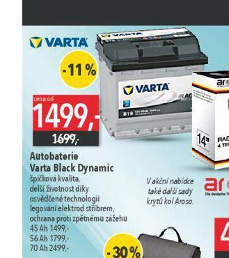 Globus Autobaterie varta 56 ah nabídka