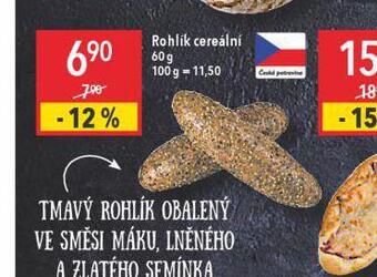 Globus Rohlík cereální nabídka