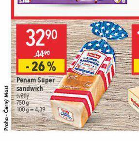 Globus Penam super sandwich nabídka