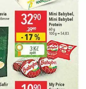 Globus Mini babybel protein nabídka