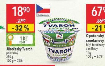 Globus Jihočeský tvaroh polotučný nabídka