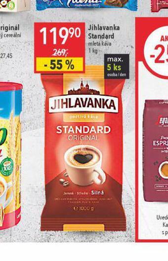 Globus Jihlavanka standard mletá káva nabídka