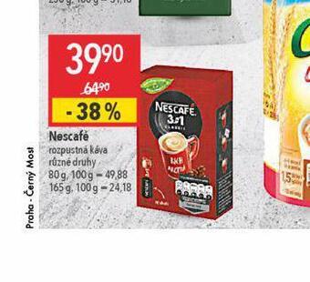 Globus Nescafé rozpustná káva nabídka