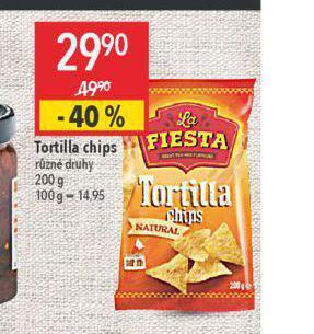 Globus Tortilla chips nabídka