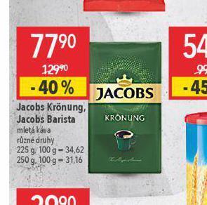 Globus Jacobs krönung, jacobs barista nabídka