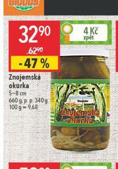Globus Znojemská okurka nabídka