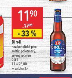 Globus Pivo birell nealko nabídka