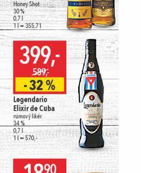 Globus Legendario elixir de cuba nabídka