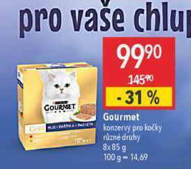 Globus Gourmet konzervy pro kočky nabídka