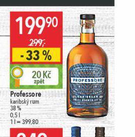 Globus Professore karibský rum nabídka