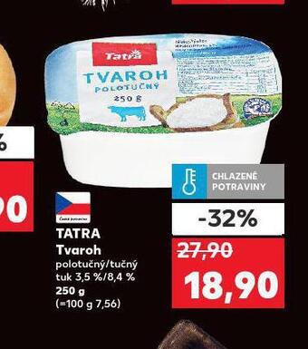 Kaufland Tatra tvaroh nabídka