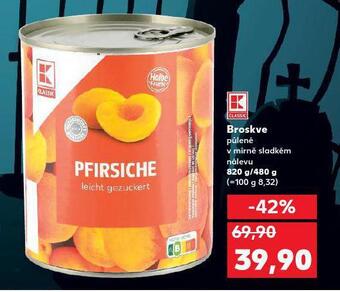 Kaufland Broskve nabídka