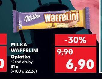 Kaufland Milka waffelini nabídka