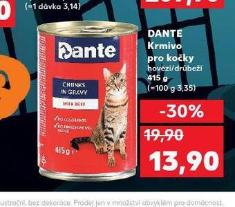Kaufland Dante krmivo pro kočky nabídka