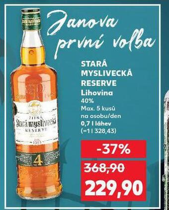 Kaufland Stará myslivecká nabídka