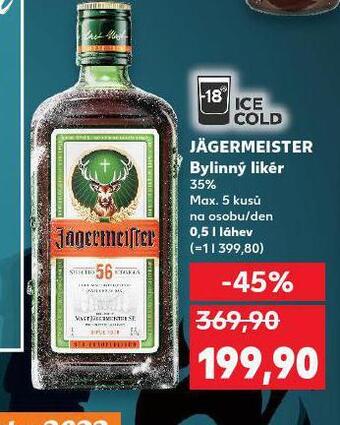 Kaufland Jagermeister nabídka