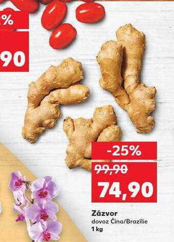 Kaufland Zázvor nabídka