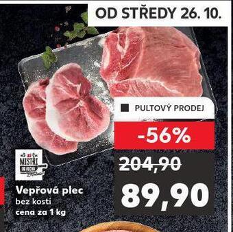 Kaufland Vepřová plec nabídka