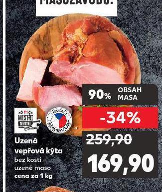 Kaufland Uzená vepřová kýta nabídka