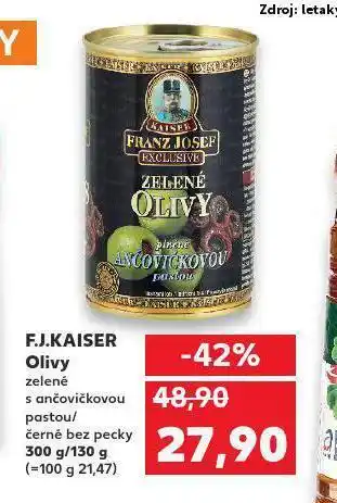Kaufland Franz josef olivy nabídka