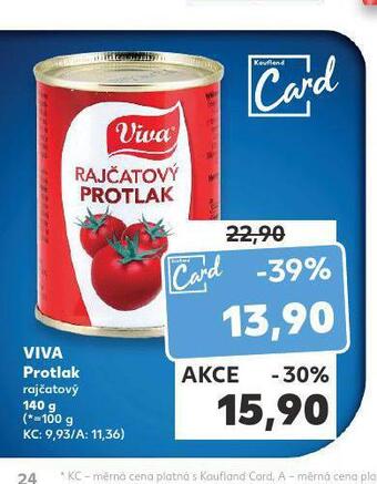 Kaufland Viva protlak nabídka