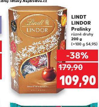 Kaufland Lindt lindor pralinky nabídka