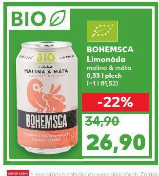 Kaufland Bohemsca limonáda nabídka