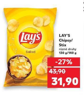 Kaufland Lay's chipsy nabídka