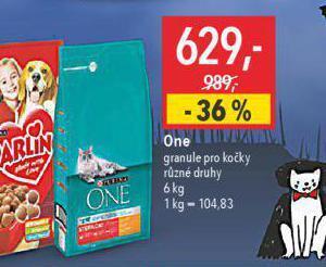 Globus Purina one granule pro kočky nabídka