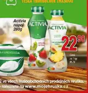 Hruška Danone activia nápoj 280g nabídka