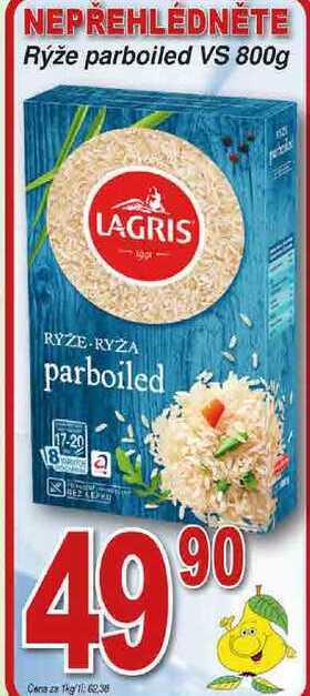 Hruška Lagris rýže parboiled vs 800g nabídka