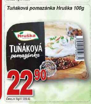 Hruška Hruška tuňáková pomazánka 100g nabídka