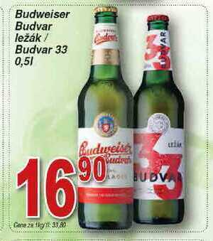Hruška Budweiser budvar ležák 0,5l nabídka