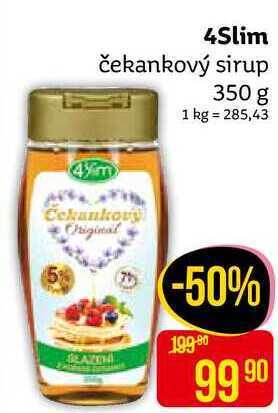 Teta 4slim čekankový sirup 350 g nabídka