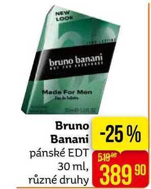 Teta Bruno banani pánské edt 30 ml, různé druhy nabídka
