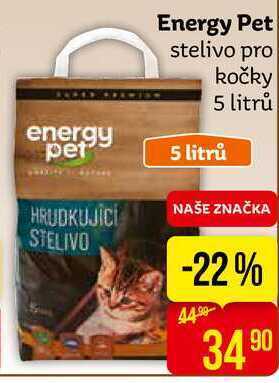 Teta Energy pet stelivo pro kočky 5 litrů nabídka