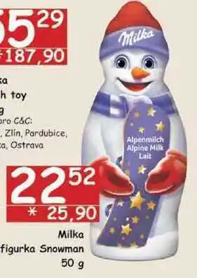 Jip Milka figurka snowman, 50 g nabídka
