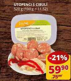 Flop Utopenci s cibulí 520 g nabídka