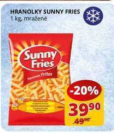 Flop Hranolky sunny fries 1 kg nabídka