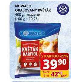 Flop Nowaco obalovaný květák 400 g nabídka