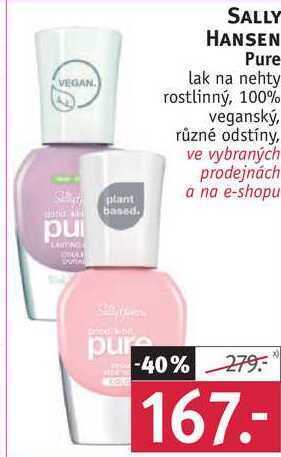 Rossmann Sally hansen pure lak na nehty nabídka