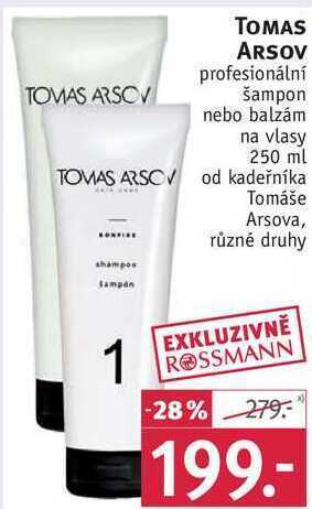 Rossmann Tomas arsov profesionální šampon na vlasy, 250 ml nabídka