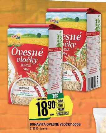 Tamda Foods Bonavita ovesné vločky 500g nabídka