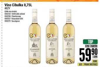 Víno cibulka 0,75 l