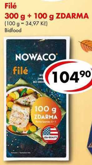 CBA Filé 300 g + 100 g zdarma nabídka