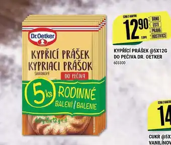 Tamda Foods Kypřící prášek @5x12g do pečiva dr. oetker nabídka