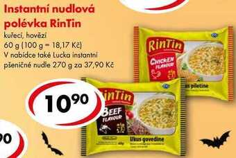 CBA Instantní nudlová polévka rintin, 60 g nabídka