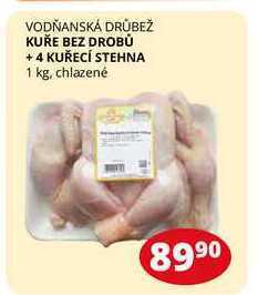 Flop Kuře bez drobů + 4 kuřecí stehna 1 kg nabídka